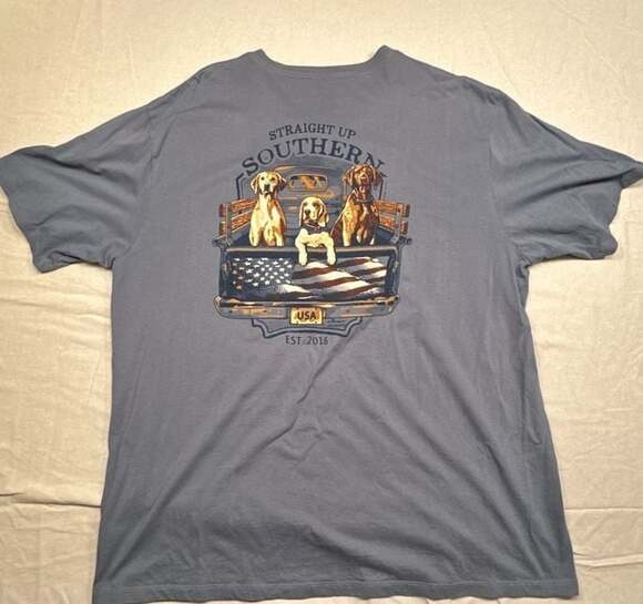 Straight Up Southern Other - Straight Up Southern USA Truck Dogs Pocket T-Shirt